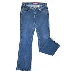 Levi's Curvy Cut Bootcut Jeans Womens Jr 11 Long Stretch Low Rise 32.5" Inseam